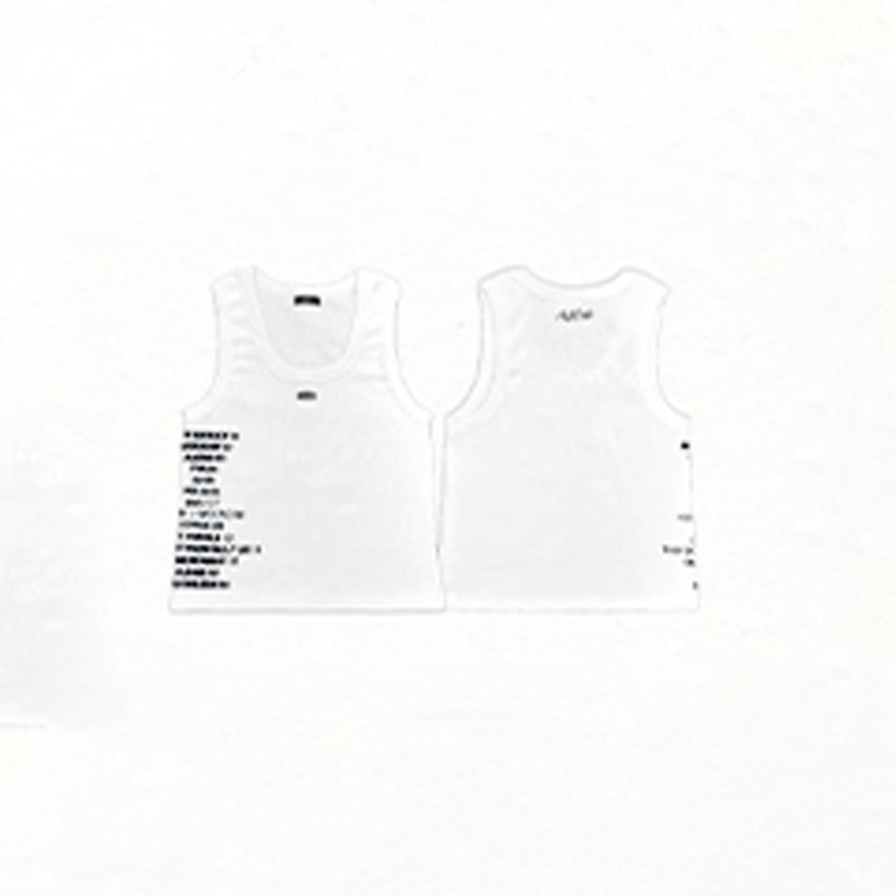 Official BTS Arirang World Tour Tank Top - White Concert Merch