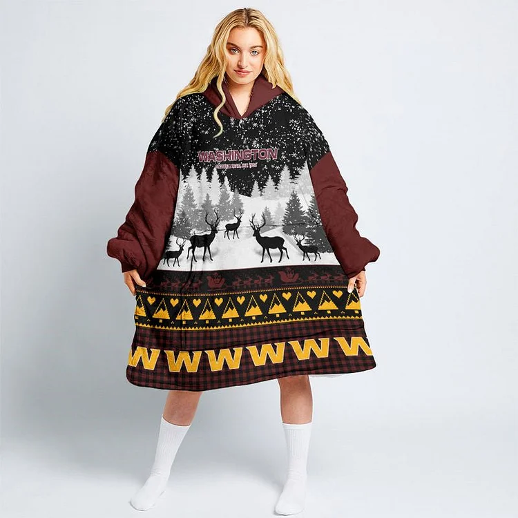 Washington Football Team
Christmas Limited Edition Oversize Hoodie Sweatshirt Comfy Pullover Blanket