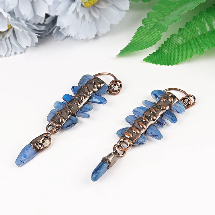 4.2" Kyanite Pendant for Jewelry Key Chain DIY