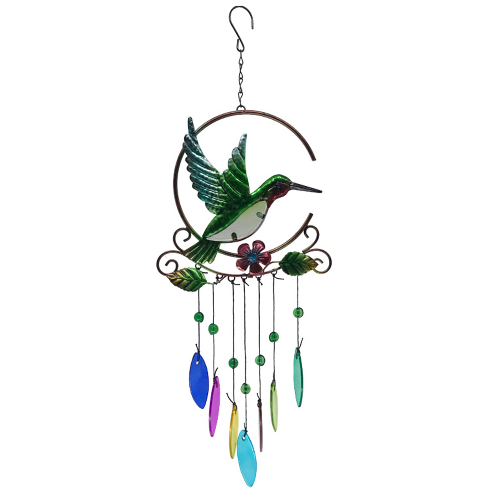 Unique Hummingbird Wind Chime, Metal Glass Hang Wind Bell for Windows, Door, 501 Original
Unique Hummingbird Wind Chime, Metal Glass Hang Wind Bell for Windows, Door, 501 Original