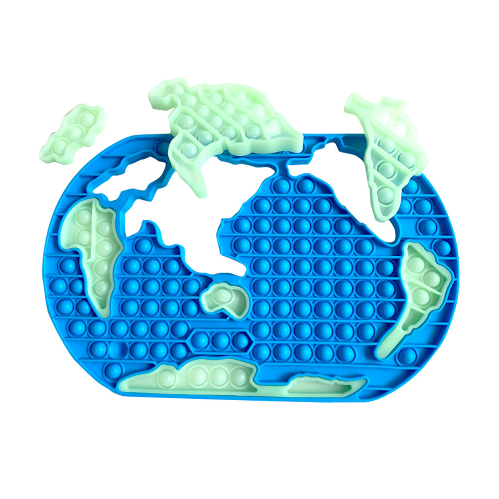 Silicone World Map Push Bubble Luminous Autism Kids Sensory Education Toys, 501 Original
Silicone World Map Push Bubble Luminous Autism Kids Sensory Education Toys, 501 Original
