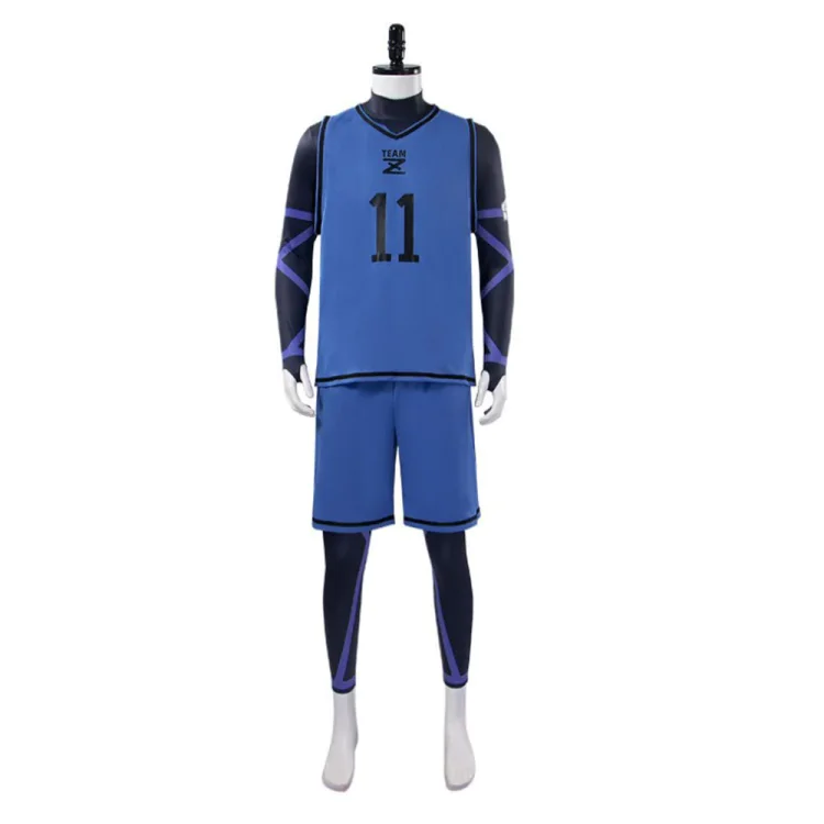 BLUE LOCK Yoichi Isagi Cosplay Costume Outfits Halloween Carnival Suit