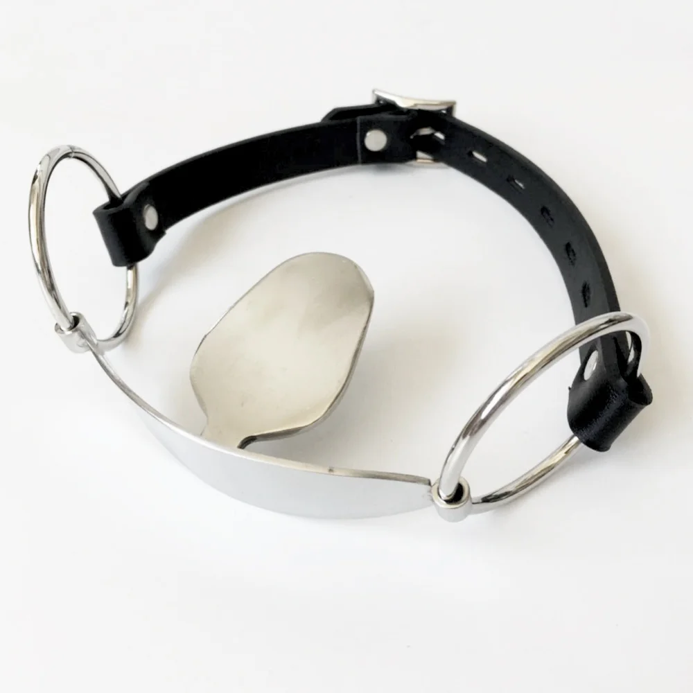 Stainless Steel Tongue Flail Mouth Gag Alternative Sex Toy For Adults Rosetoy Official