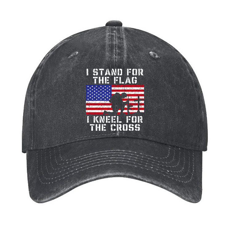 I Stand For The Flag I Kneel For The Cross Hat