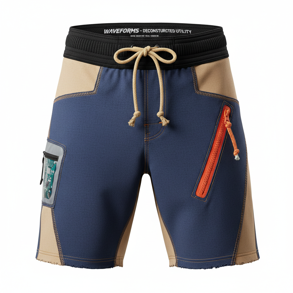 thesupersurf Waveforms Deconstructed Utility Shorts