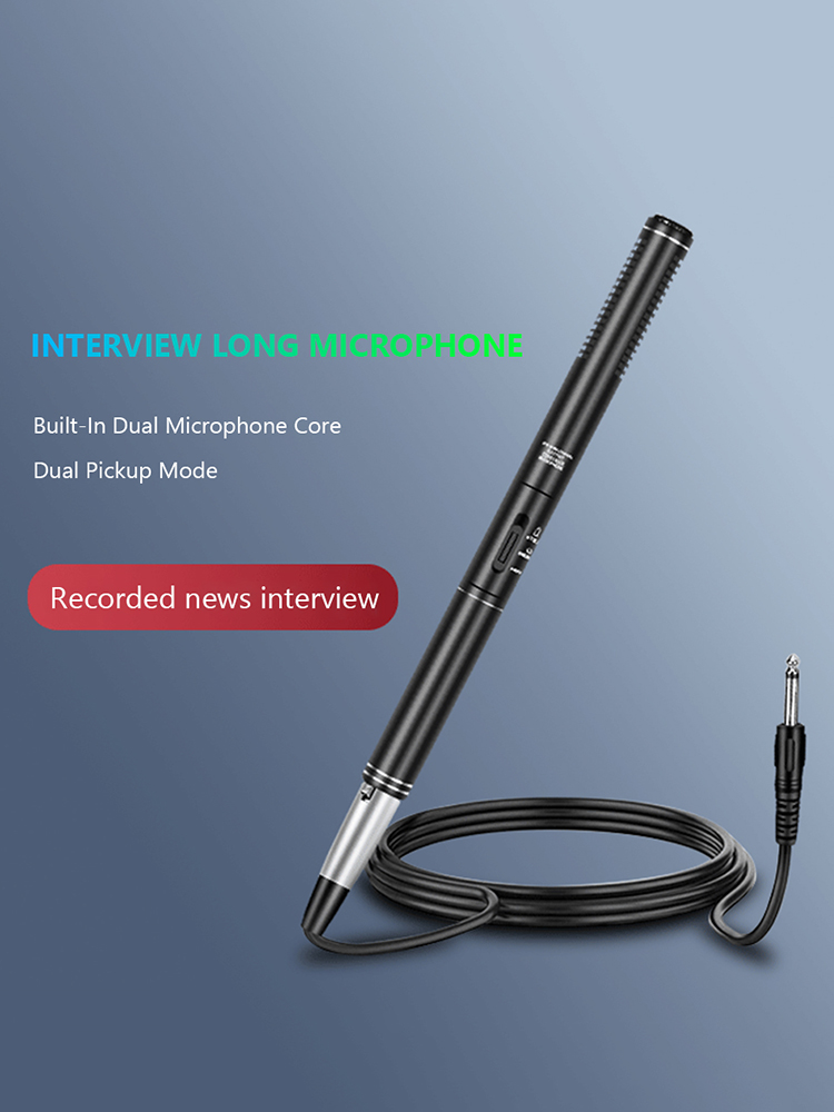 CF-01 Condenser Long Microphone Interview Recording Mic for DSLR Camera, 360mm, 501 Original
CF-01 Condenser Long Microphone Interview Recording Mic for DSLR Camera, 360mm, 501 Original