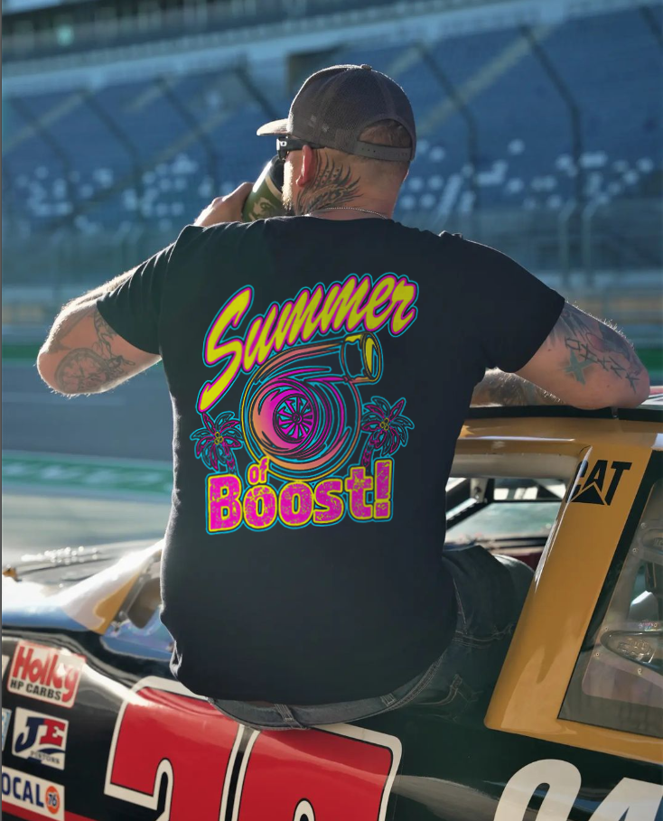 Summer Of Boost Printed Men's T-shirt - Devcarry