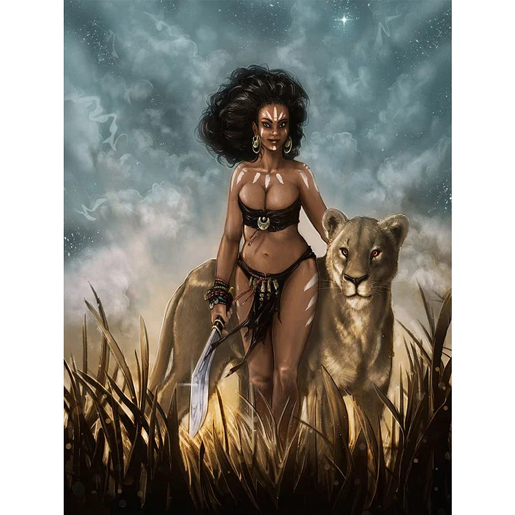 Character Round Full Drill Diamond Painting 40X30CM(Canvas) gbfke