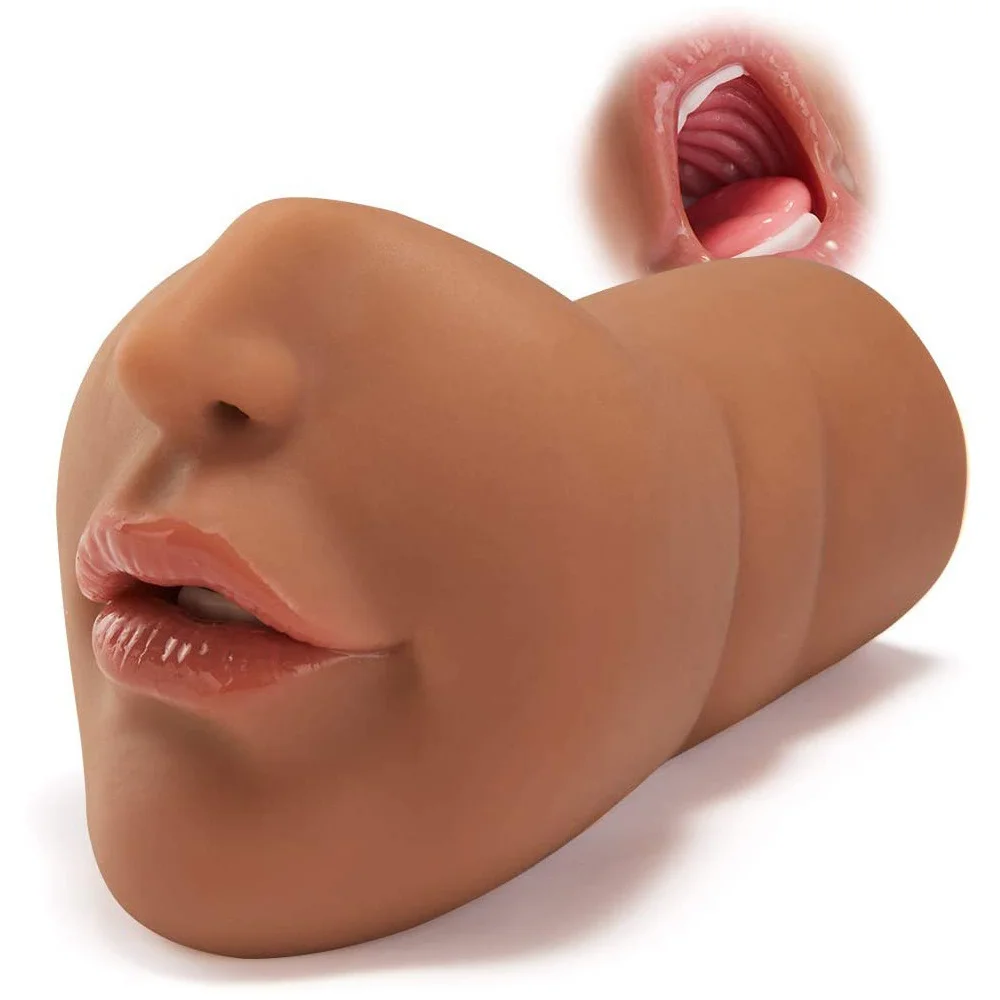 Realistic Blowjob Toy Mouth Stroker - Rose Toy