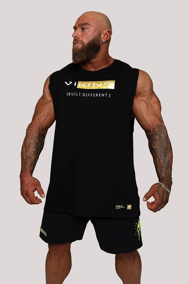  Cross Border Spring And Summer New Muscle Fitness Brothers Outdoor Running Vest Gym Sports Sleeveless Men\'S Shirt