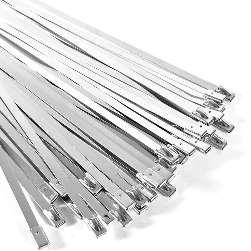 100-Pack 11.8 Inch UV Resistant Ties for Fence, Exhaust Pipe & Outdoor Use