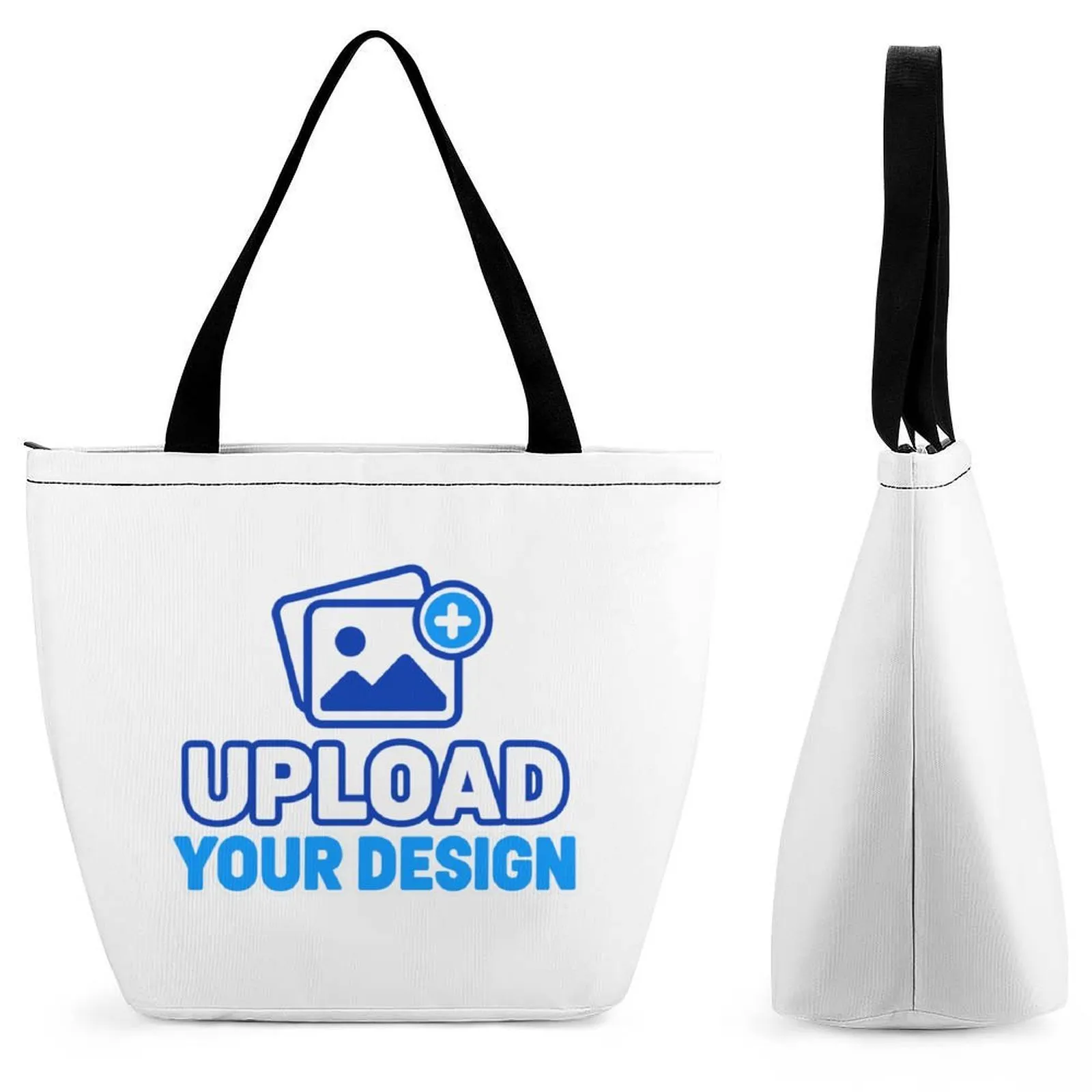 custom women's oxford shopping tote, main product view