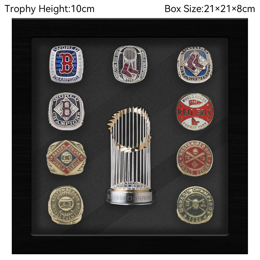 Boston Red Sox MLB Trophy And Ring Box