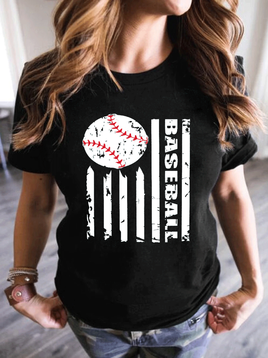 Baseball Flag T-shirt