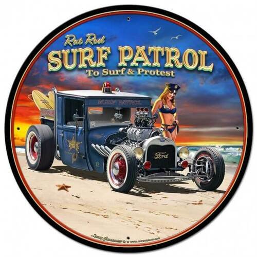Garage- Round Shape Tin Signs/Wooden Signs - 30*30CM