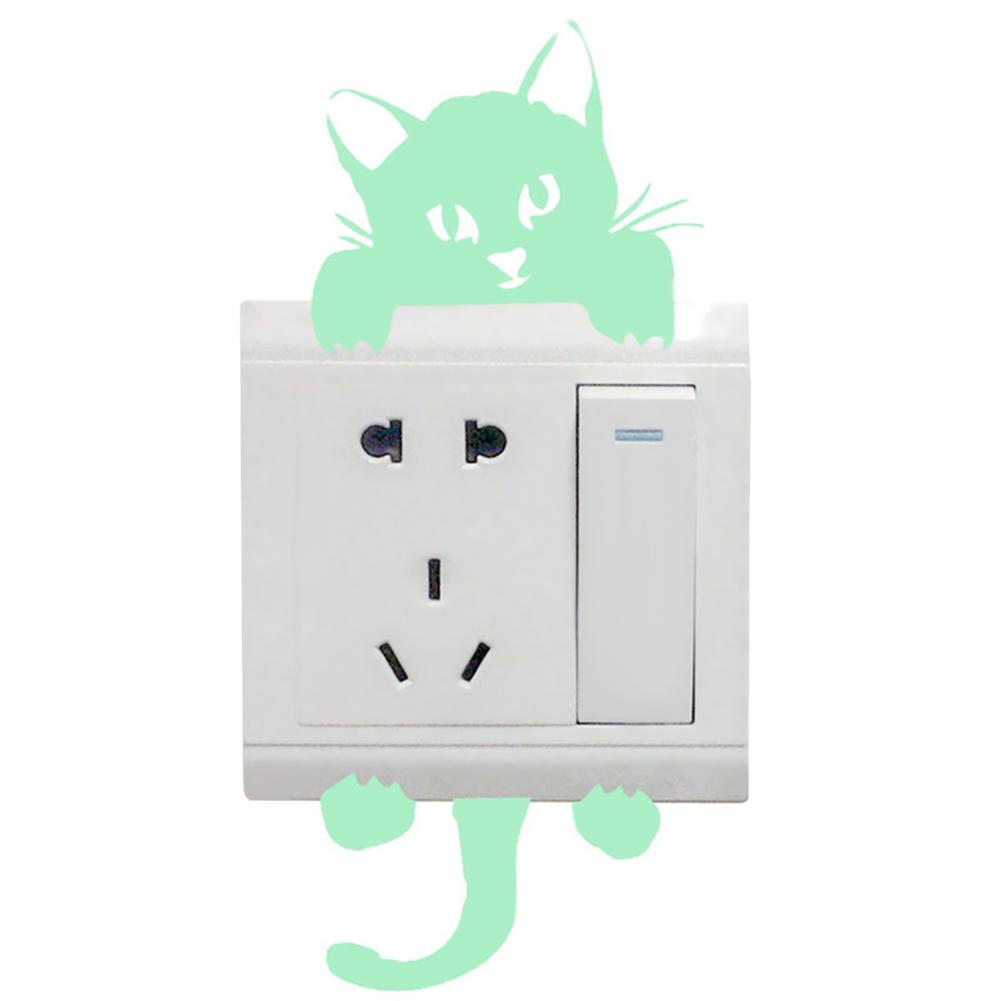Cartoon Cat Luminous Switch Sticker Removable PVC Dark Glowing Wall Decals, 501 Original
Cartoon Cat Luminous Switch Sticker Removable PVC Dark Glowing Wall Decals, 501 Original