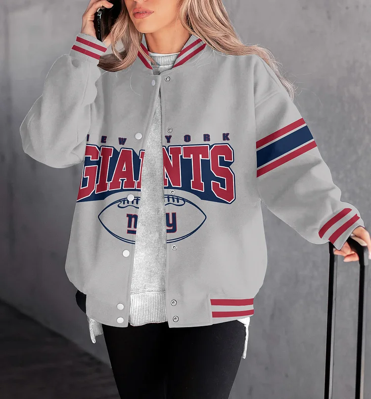 New York Giants Women Limited Edition Full-Snap Casual Jacket
