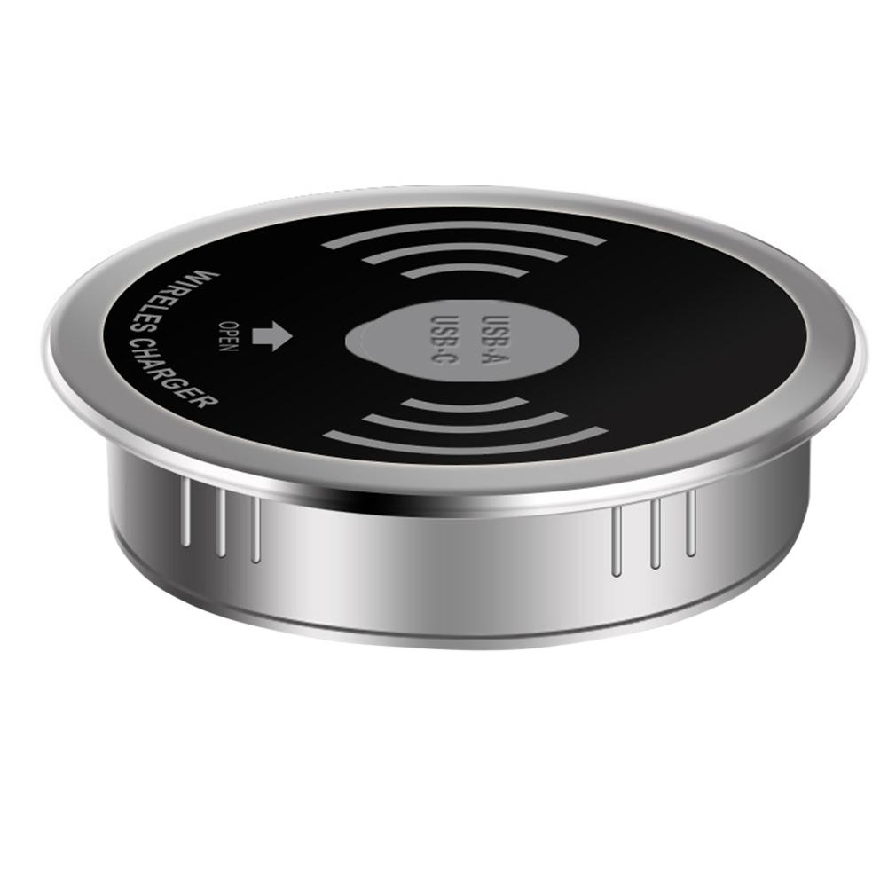 USB Type-C Multiple Coil QI Wireless Charger Embedded Desktop Transmitter, 501 Original
USB Type-C Multiple Coil QI Wireless Charger Embedded Desktop Transmitter, 501 Original