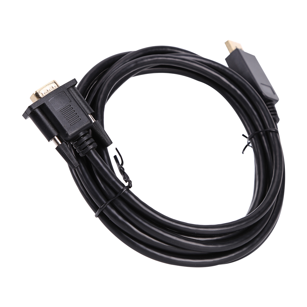 DisplayPort to VGA Cable Standard DP Display Port Male to VGA Male, 1.8m, 501 Original
DisplayPort to VGA Cable Standard DP Display Port Male to VGA Male, 1.8m, 501 Original