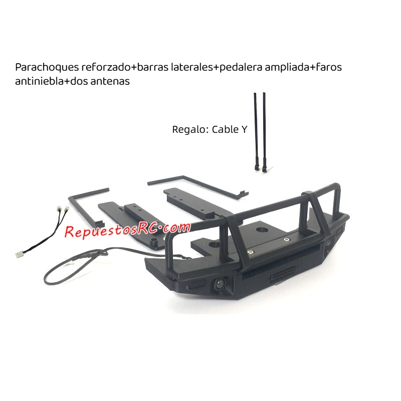 MN Model MN82 Accesorios de Actualización Conjunto de Parachoques Delantero