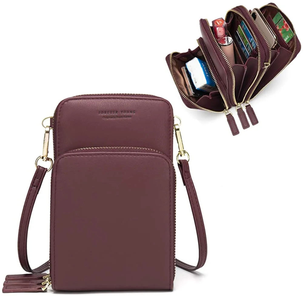 Cellphone Shoulder Bags Card Holder Wallet Purse Small Crossbody Phone Bag for Women