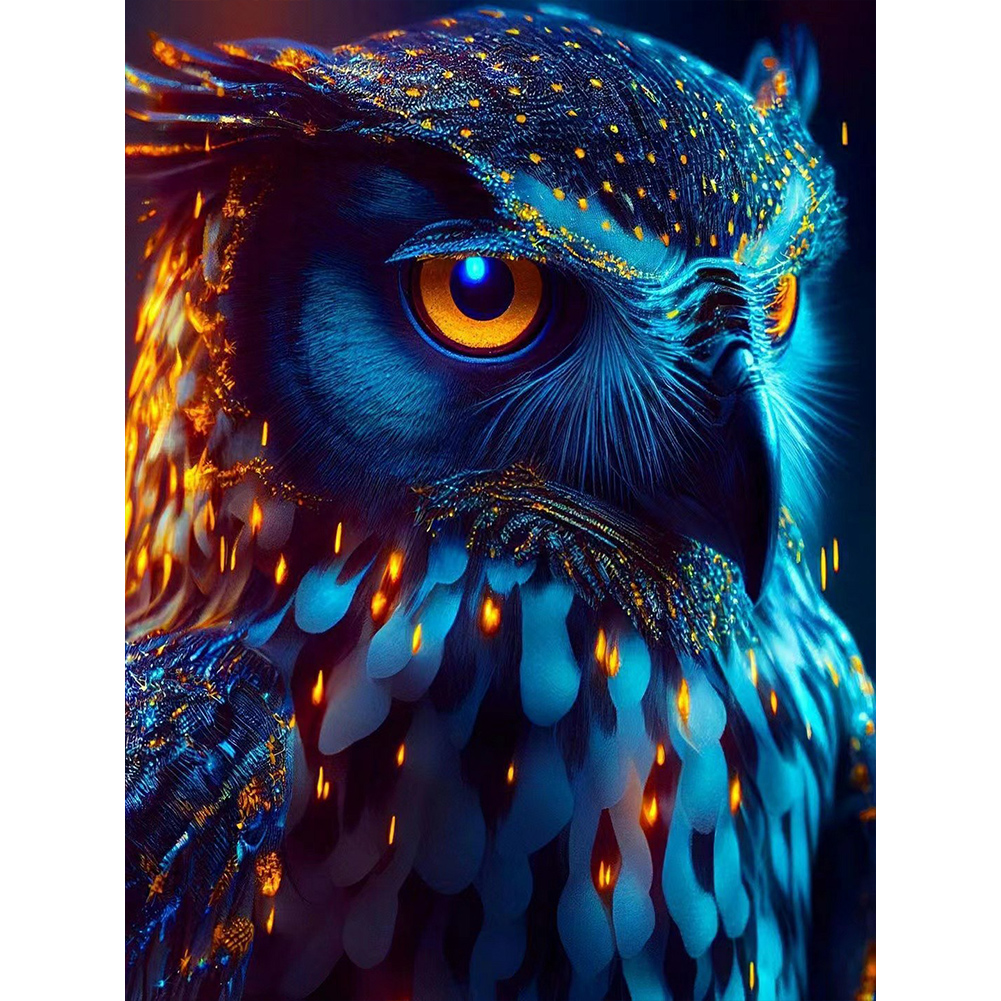 Owl Dream Catcher 30*40cm(canvas) full round drill diamond painting