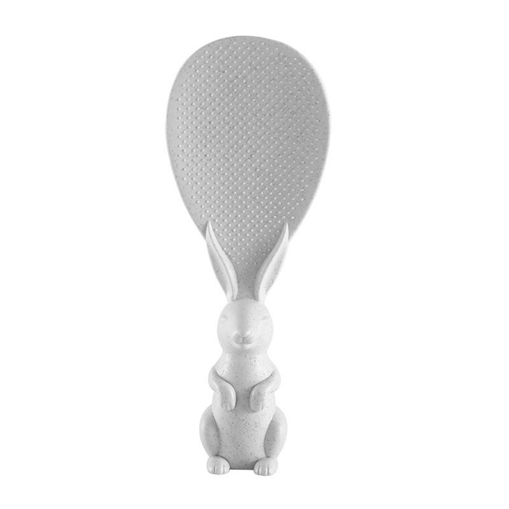 Wheat Straw Cartoon Rabbit Spoon Stand Rice Non-stick Shovel Kitchen Tool, White, 501 Original
Wheat Straw Cartoon Rabbit Spoon Stand Rice Non-stick Shovel Kitchen Tool, White, 501 Original