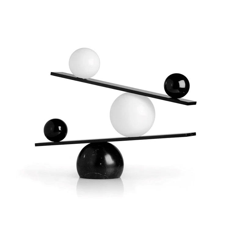 Designer Marble Base Balance Table Lamp