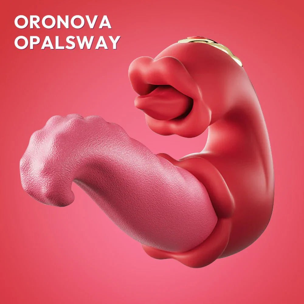 opalsway sex toy Opalsway Double Trouble Tongue Clitoral Stimulator Vibrator – dildosstore
