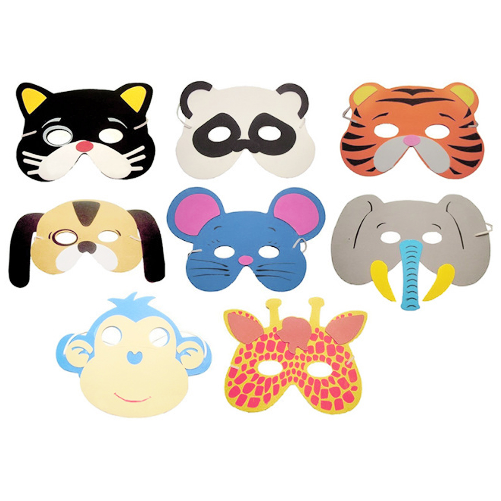 Halloween 10PCS Assorted EVA Foam Animals for Kids Birthday Party Face Cover, 501 Original
Halloween 10PCS Assorted EVA Foam Animals for Kids Birthday Party Face Cover, 501 Original