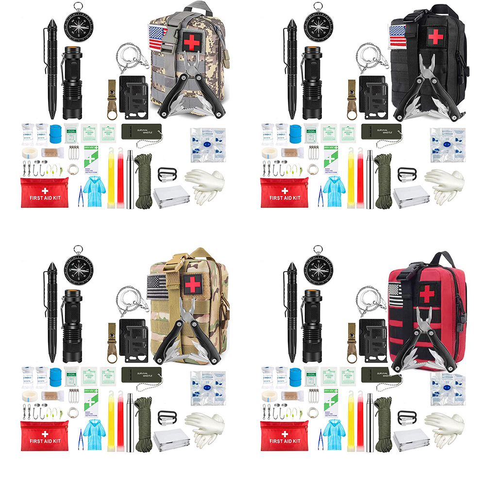 Outdoor Camping Survival Tool Kit Multifunctional Self-Rescue Equipment, Black, 501 Original
Outdoor Camping Survival Tool Kit Multifunctional Self-Rescue Equipment, Black, 501 Original