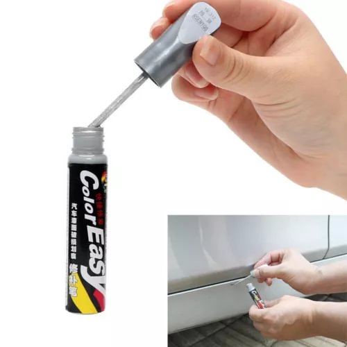 Dronehint 12ml Car Body Parts Paint Pen Scratch Remover Repair Tool Touch Up Pen Silver (For: Acura) Parts