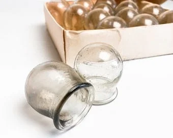 pornhint Pornhint Set of 15 Vintage, antique glass medical tool, banks, jars, vacuum massage, therapy, USSr Russian medicine