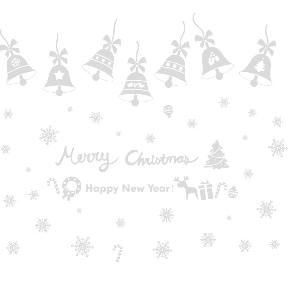 White Bells Snowflakes Wall Window Glass Sticker Christmas New Year Decor, 501 Original
White Bells Snowflakes Wall Window Glass Sticker Christmas New Year Decor, 501 Original