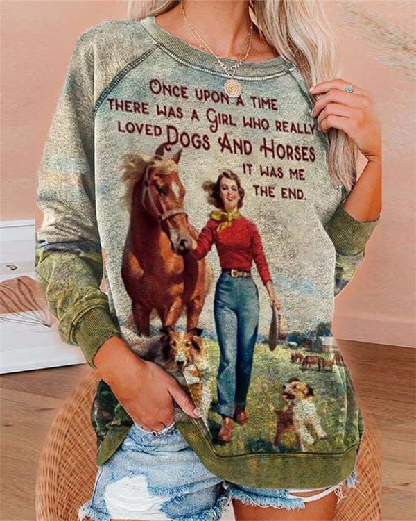 Letter Printed Casual Long Sleeve Cozy Sweatshirt