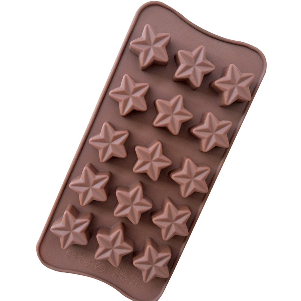 15 Grids Five-Pointed Star Shaped Chocolate Mold Diy Cookies Silicone Mould, 501 Original
15 Grids Five-Pointed Star Shaped Chocolate Mold Diy Cookies Silicone Mould, 501 Original