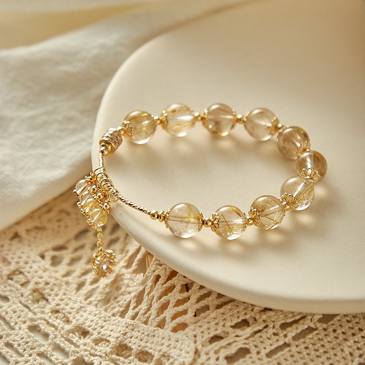 Rutilated Quartz Bracelet KERENTILA