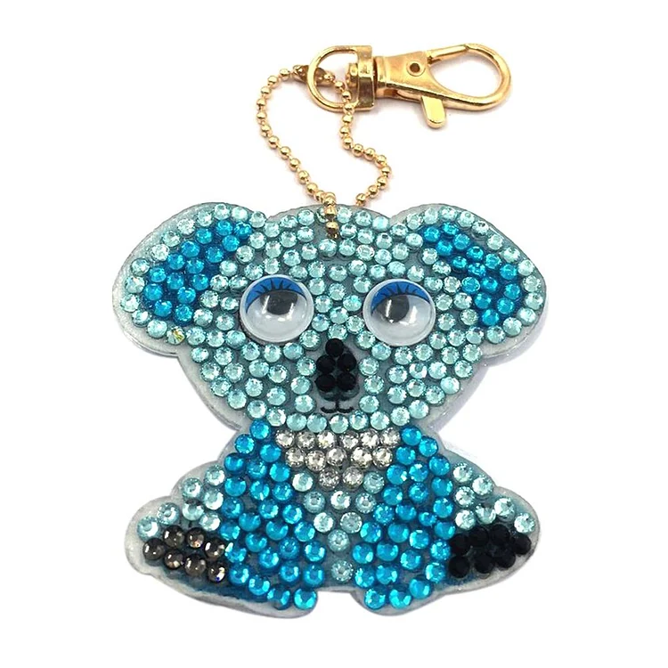1pcs DIY Keychain Hand Made Diamond Painting Full Drill Pendant (Koala) gbfke