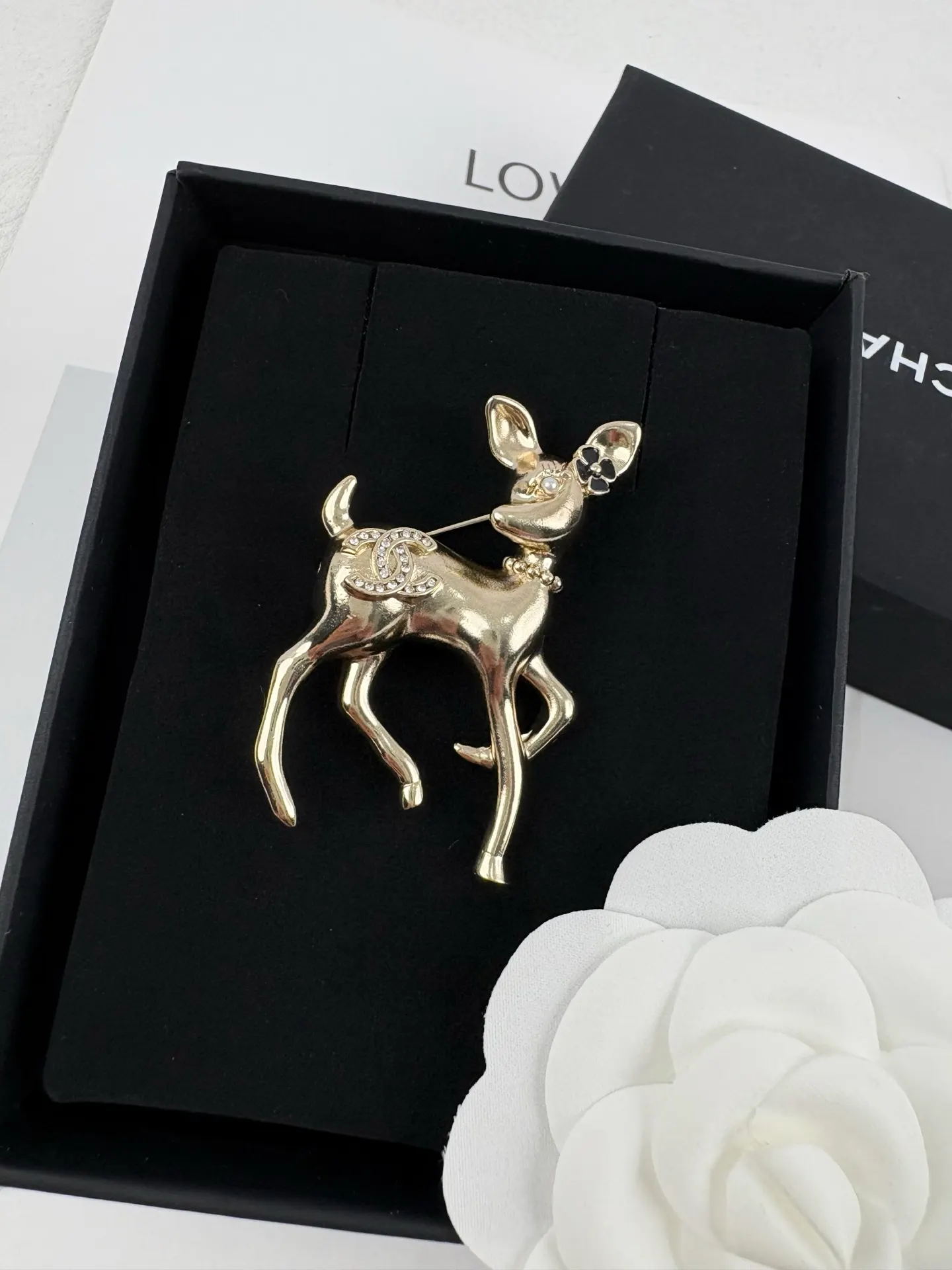 Chanel Reindeer Brooch