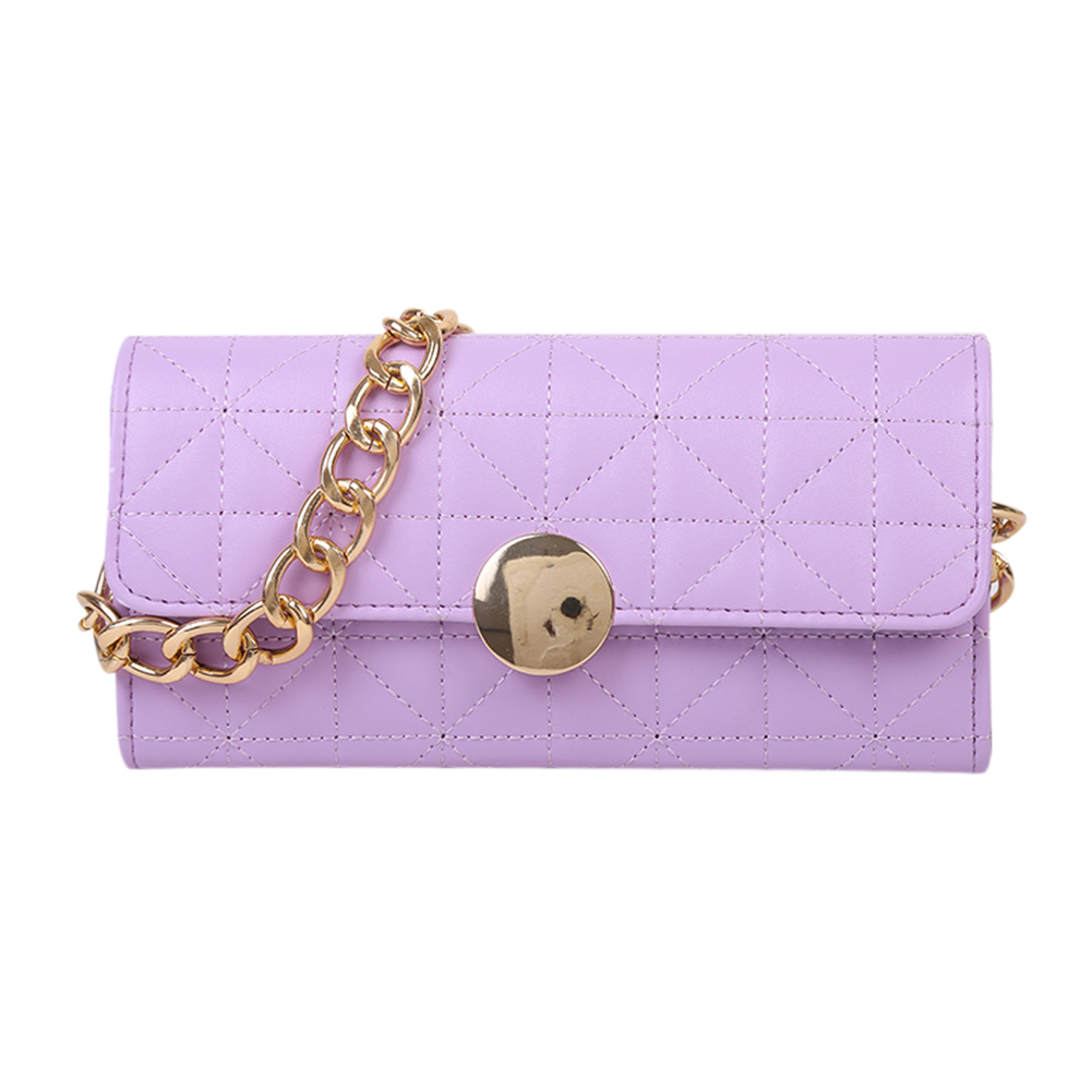 Lattice Pattern Women PU Handbag Chain Small Underarm Shoulder Bag, Purple, 501 Original
Lattice Pattern Women PU Handbag Chain Small Underarm Shoulder Bag, Purple, 501 Original