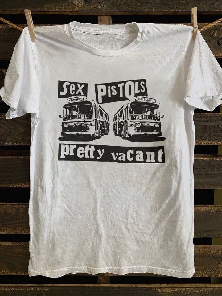 Sex Pistols Band Pretty Vacant Poster T Shirt