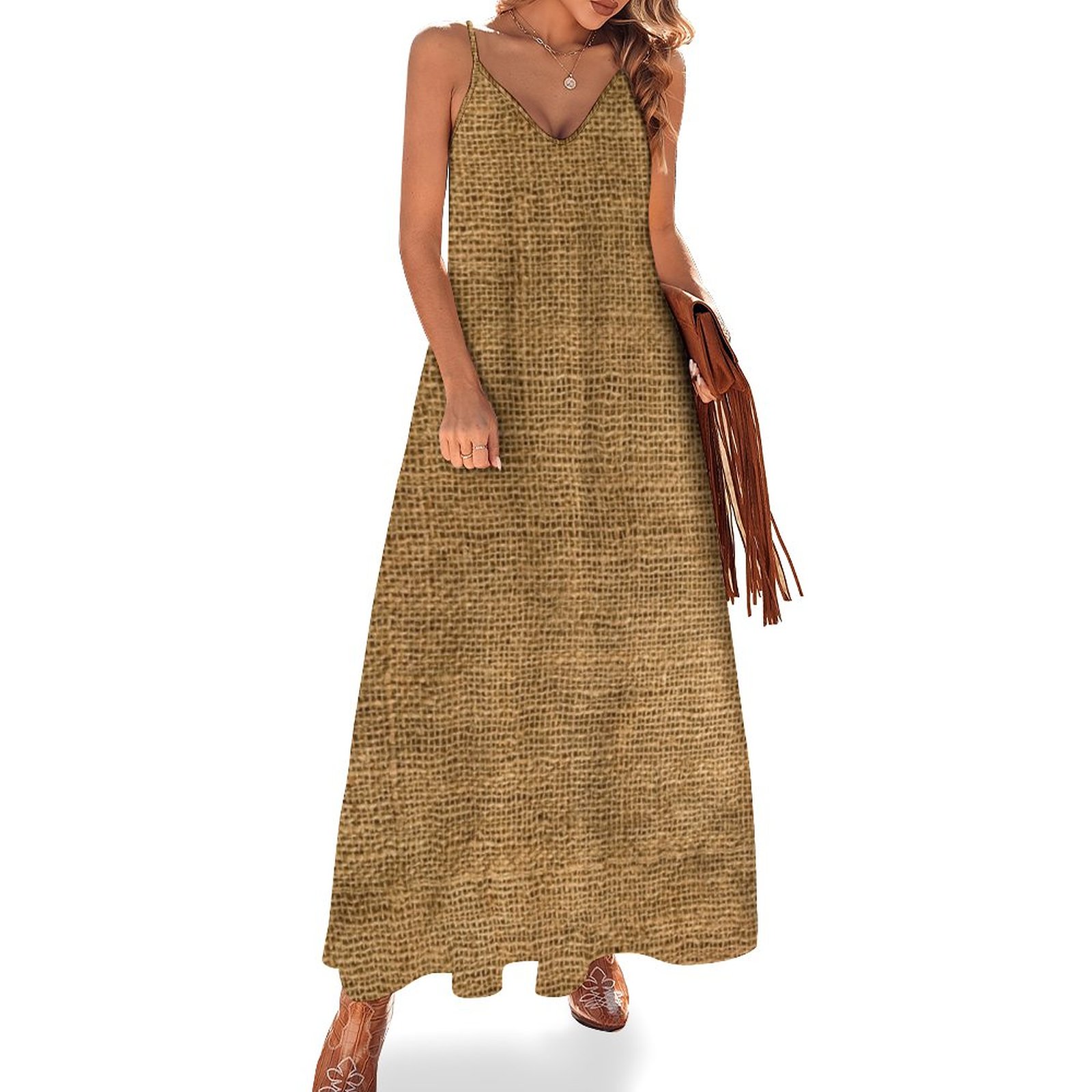 Burlap Sack Dress