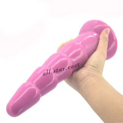 pornhint Pornhint Super Long Toys Large Knotted Anal Dildo Suction Sex Flexible Penis Masturbator