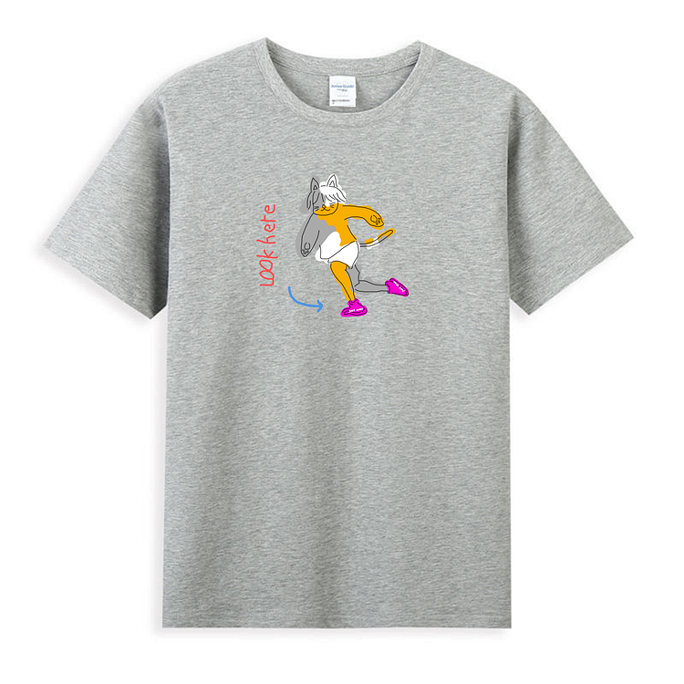 Unisex Just Soso Shirts Cat's Sneaker Hemp Ash