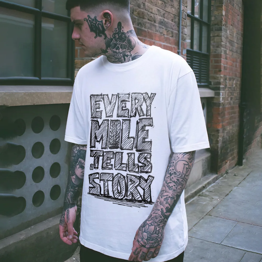 Every Mile Tells Story T-shirt - Devcarry