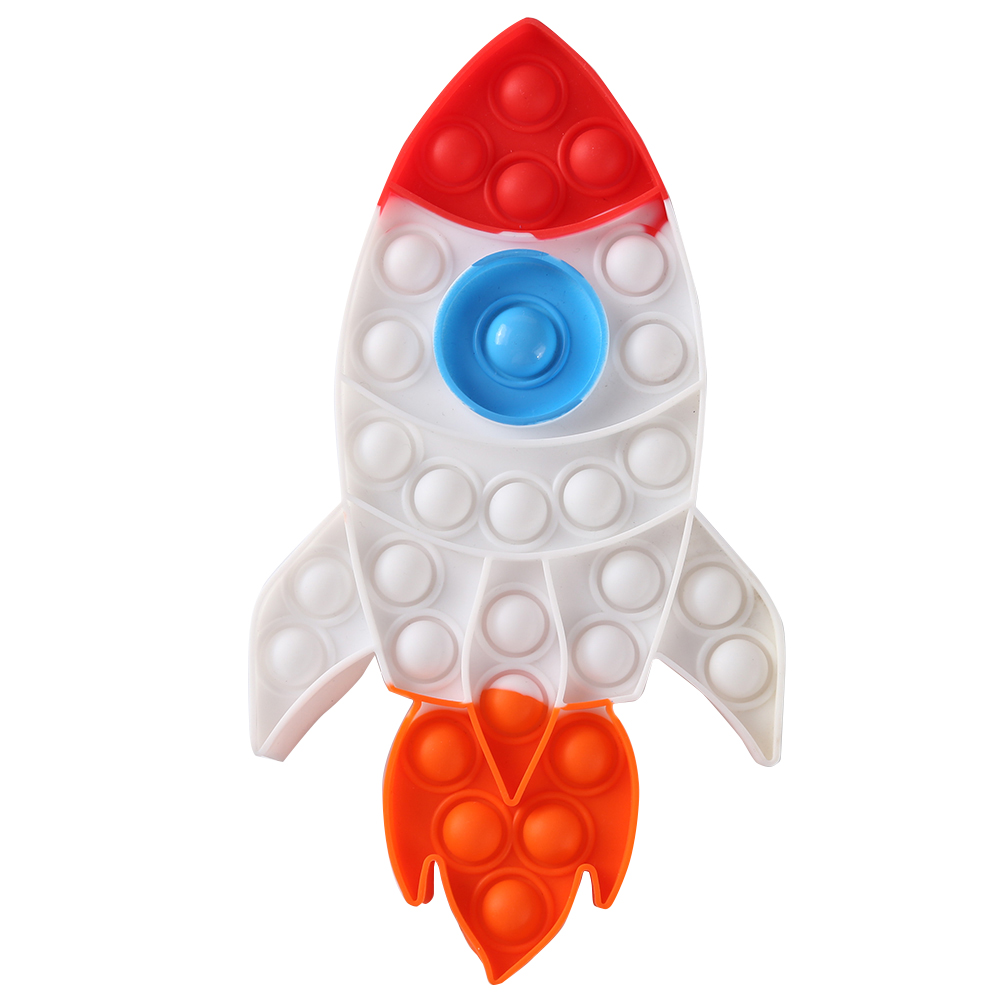 Silicone Rocket Push Bubble Board Autism Toy Kids Sensory Education Tool, 501 Original
Silicone Rocket Push Bubble Board Autism Toy Kids Sensory Education Tool, 501 Original