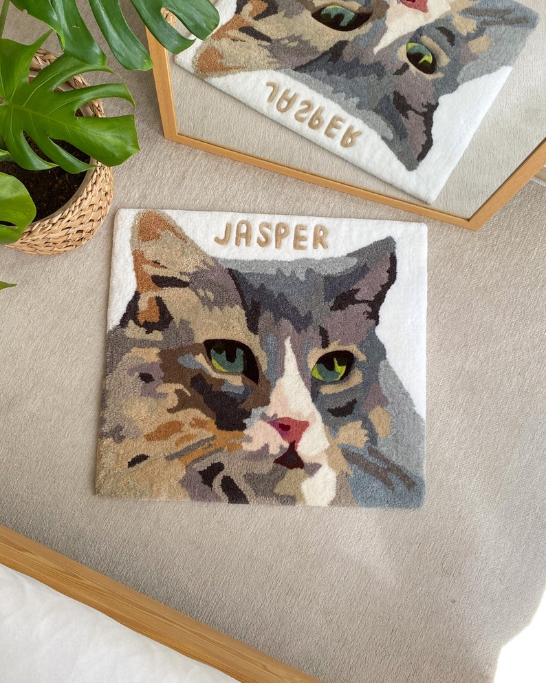 Custom Pet Portrait Rug