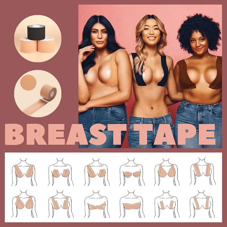 Flaxmaker Self-adhesive Breast Tape