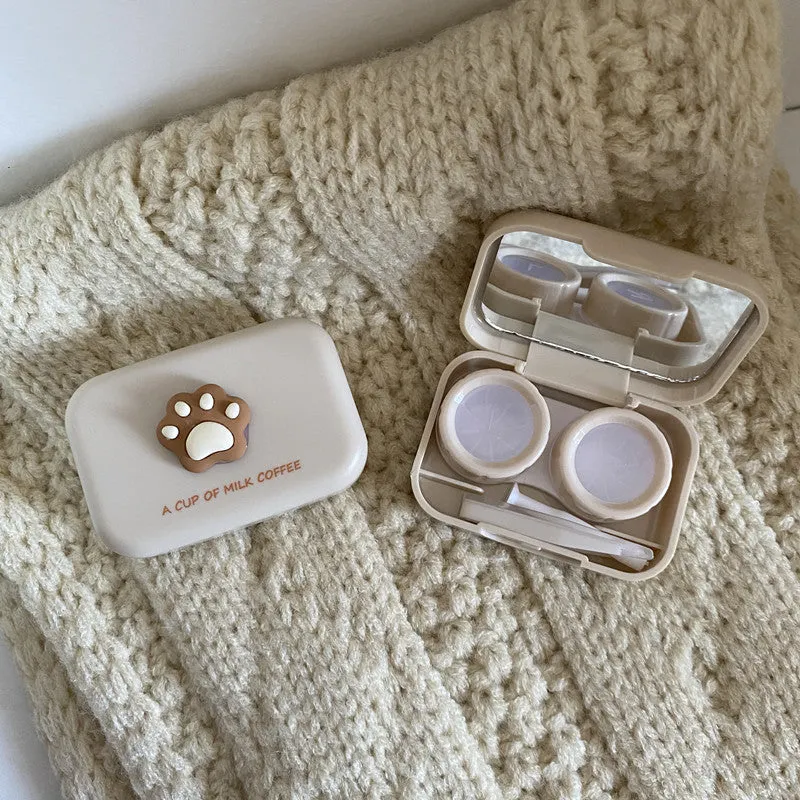Milktea Colored Contact Lens Case