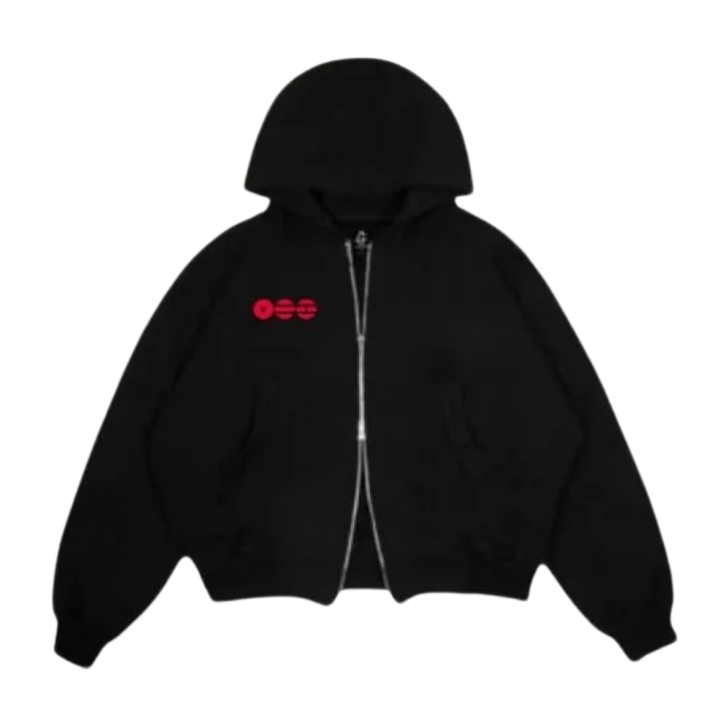 BTS Arirang Official Logo Hoodie | World Tour Black Zip Up 💜